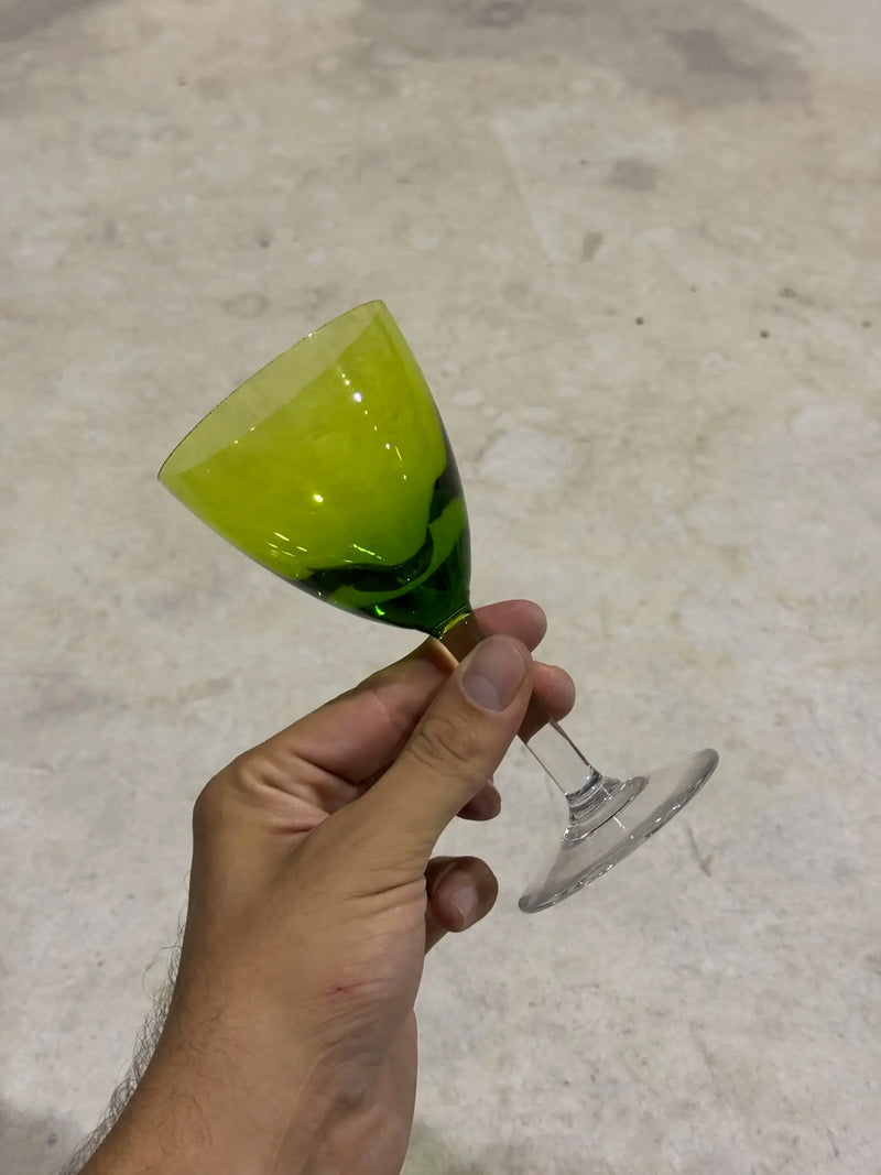 Copa Tulipán Bohemia Verde