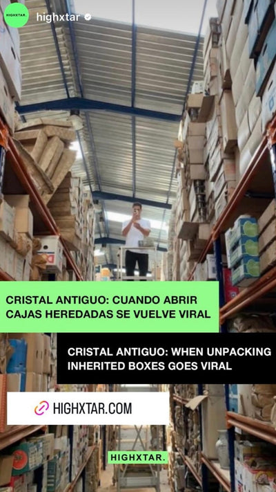 Cristal antiguo: cuando abrir cajas heredadas se vuelve viral
