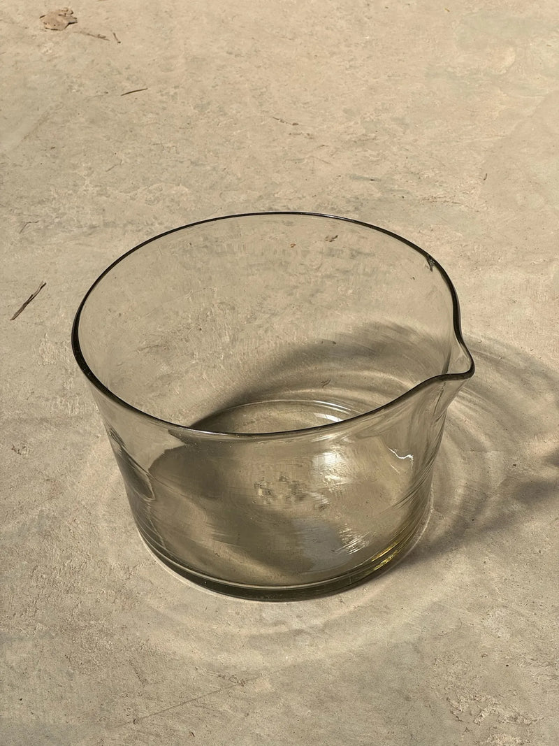Jarra Hongo de vidrio hecha a mano, Cristal Antiguo