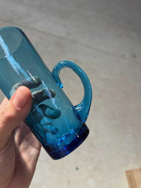 Jarrita Individual Soplada Azul