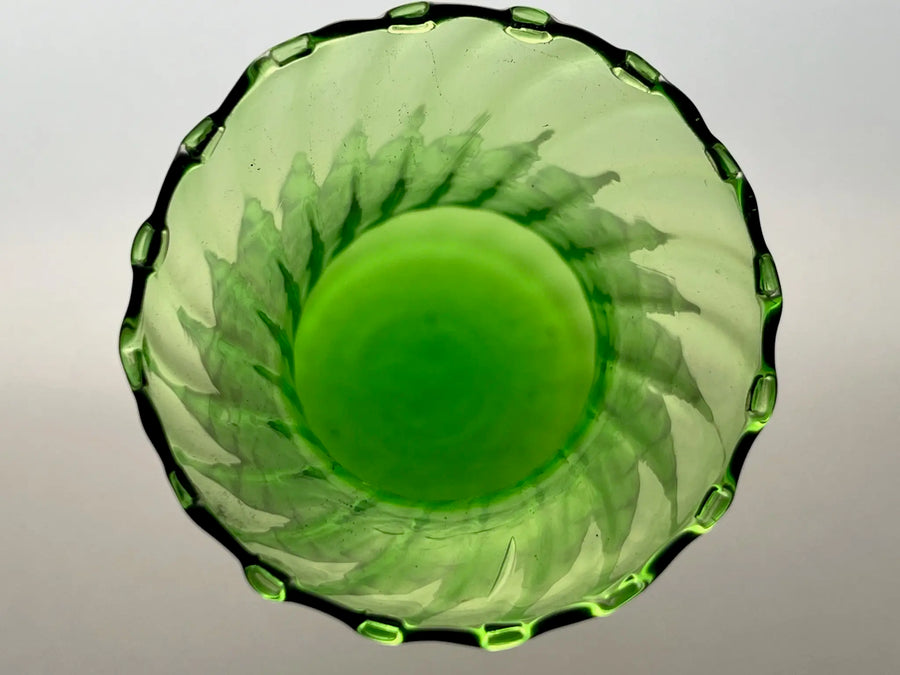 Jarrón Ollería Verde