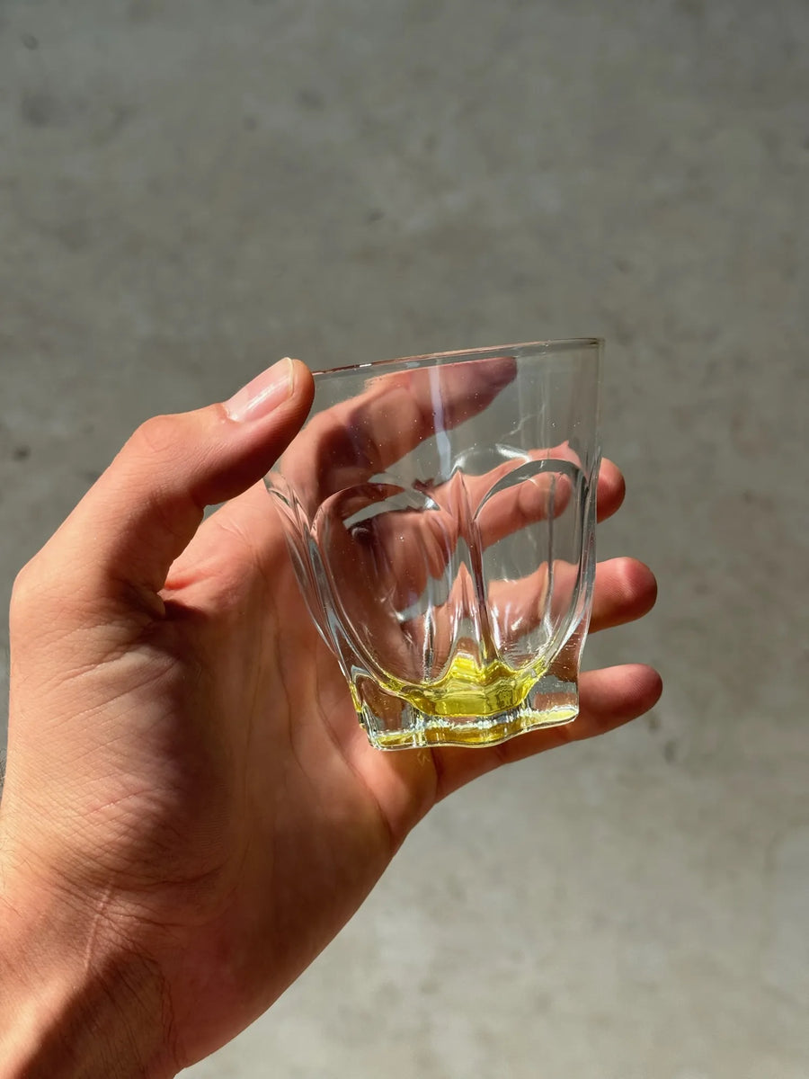 Vaso Fondo Estrella Amarillo Agua