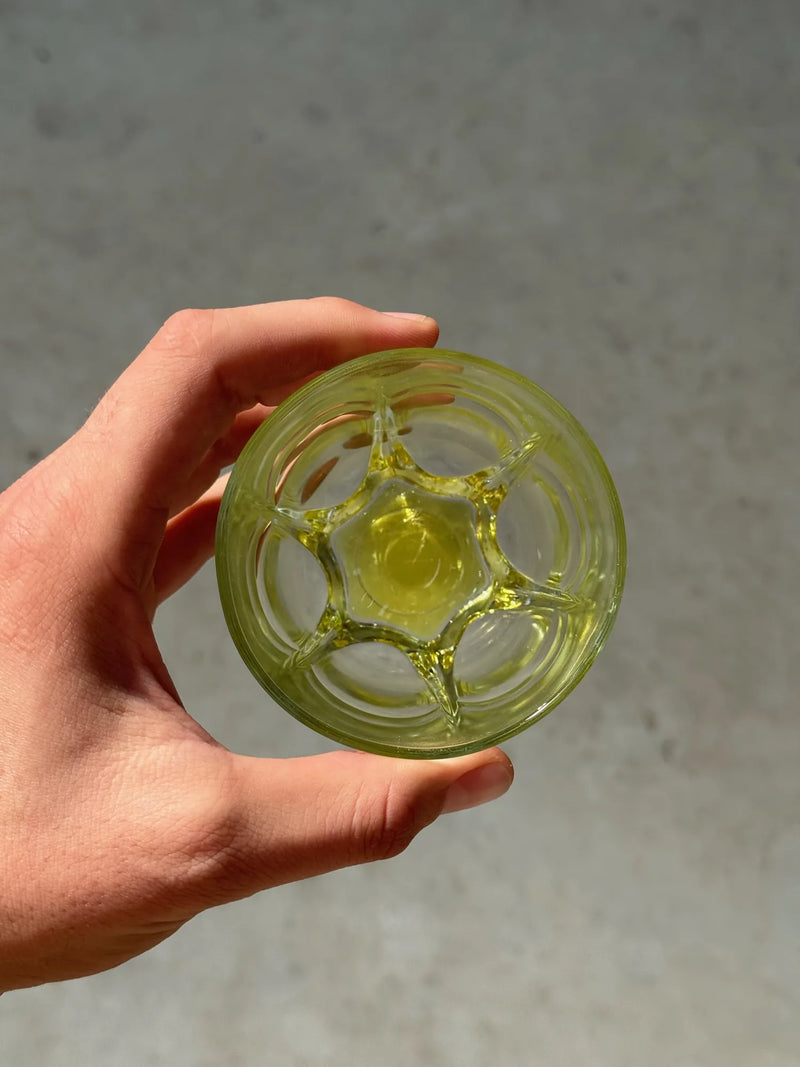 Vaso Fondo Estrella Amarillo Agua