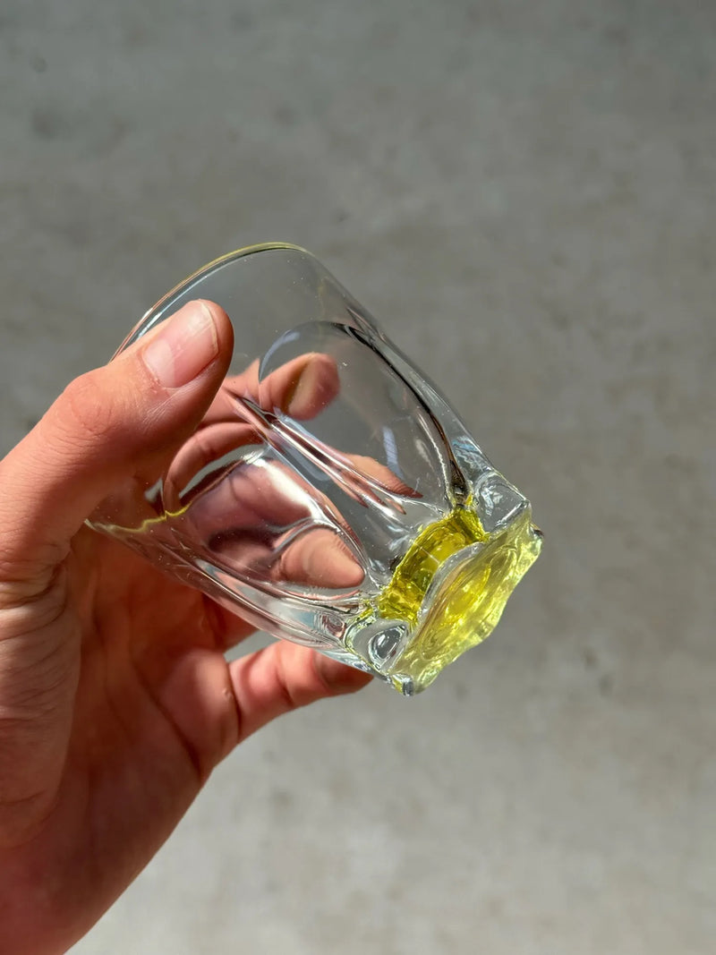 Vaso Fondo Estrella Amarillo Agua