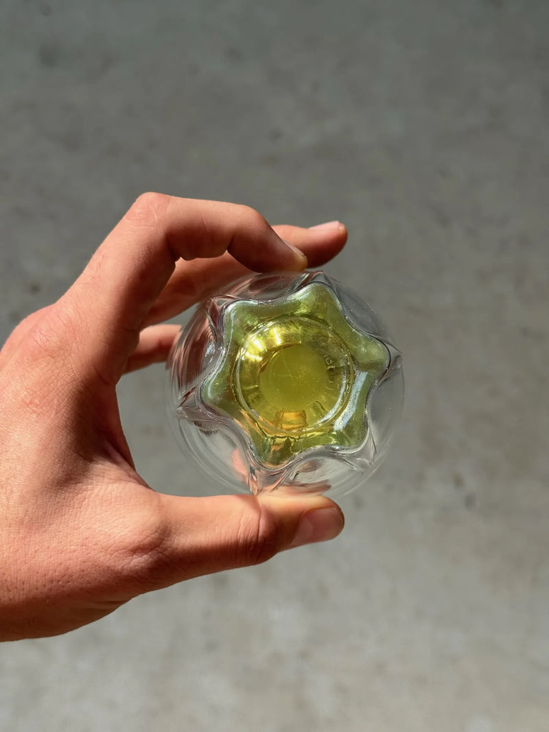 Vaso Fondo Estrella Amarillo Agua