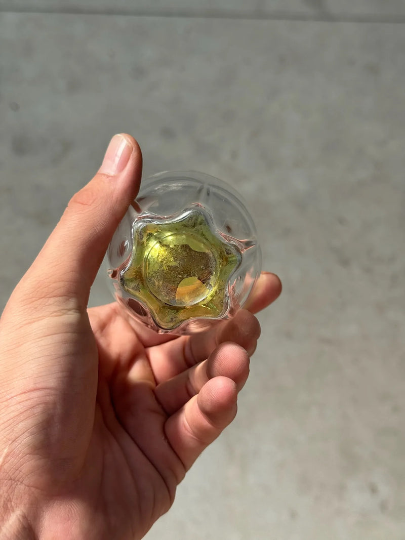 Vaso Fondo Estrella Amarillo Vino