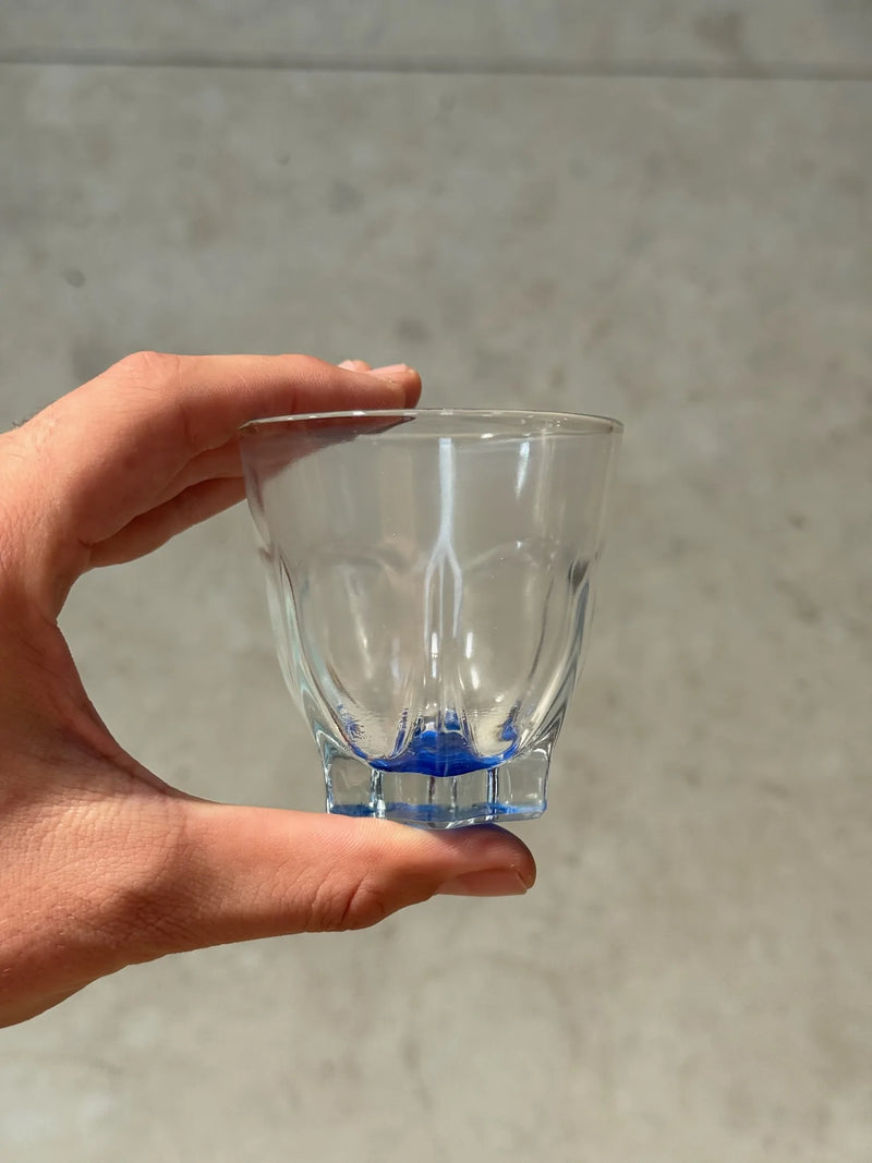 Vaso Fondo Estrella Azul Vino