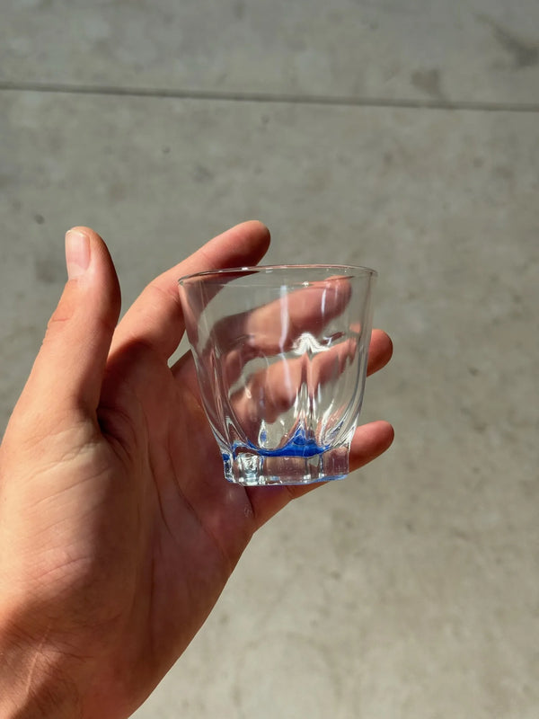 Vaso Fondo Estrella Azul Vino