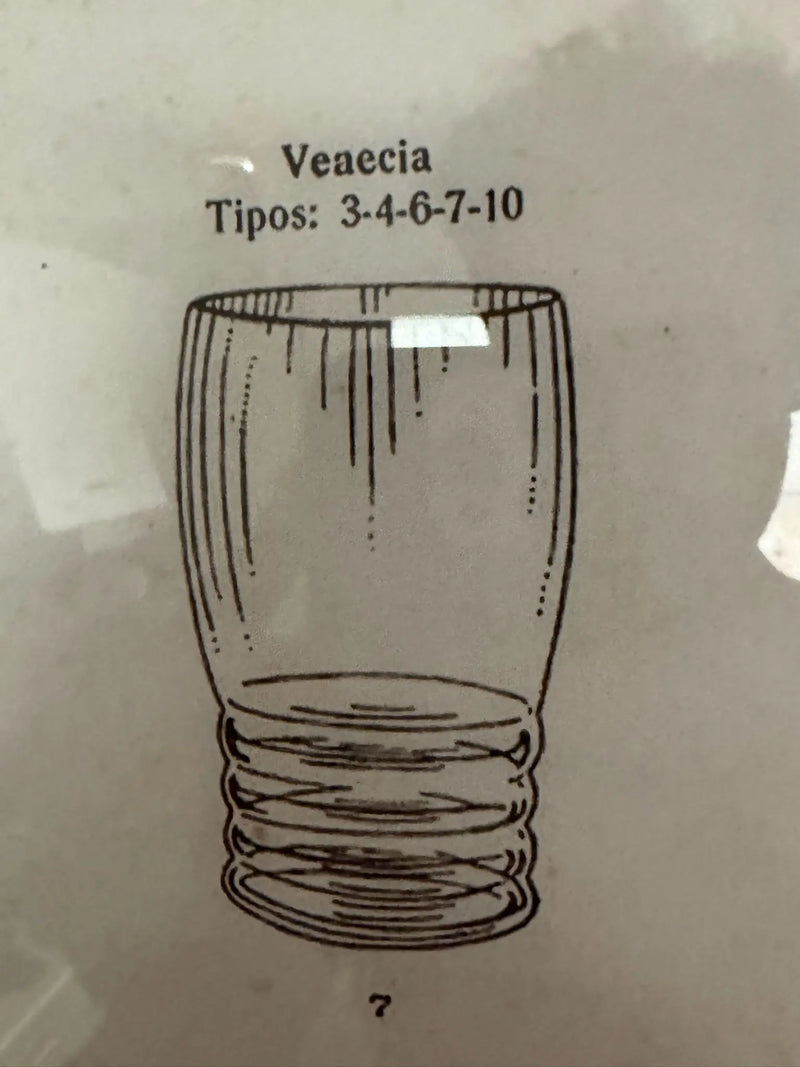 Vaso Barril Ondas Bajas Ancho