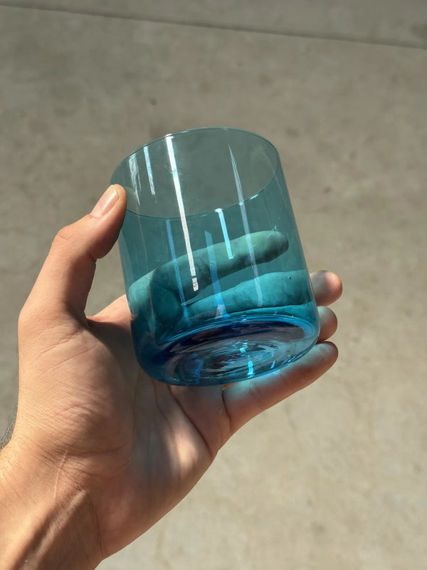 Vaso Whiskey Azul