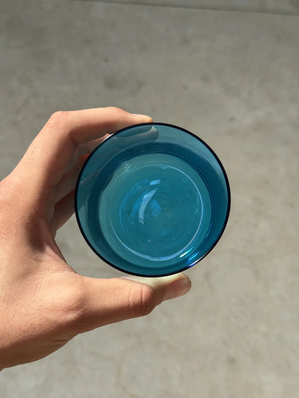 Vaso Whiskey Azul
